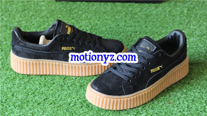 Puma Fenty Rihanna Creeper Low Black Yellow